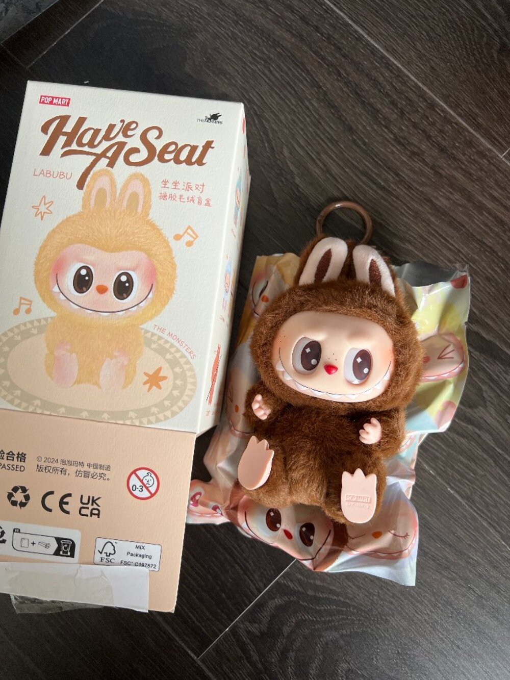 Popmart Duoduo Secret Have A Seat Labubu Collectible Rare
